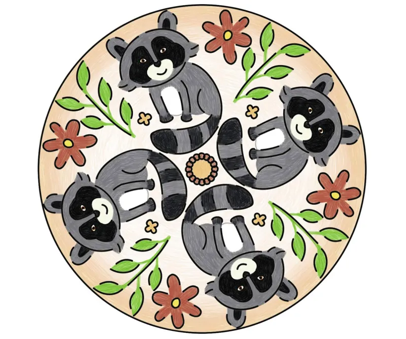 Рисувателна игра Мандала дизайнер Ravensburger Сладки животни