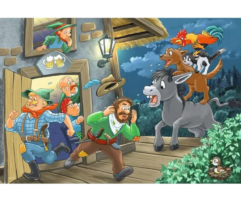 Пъзел Ravensburger Време за приказки, 2 x 24 части