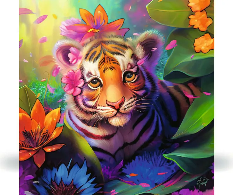 Пъзел Ravensburger Бебета от джунглата, 3 x 49 части