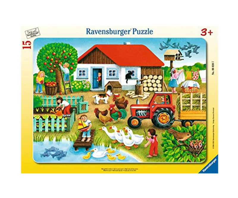 Пъзел Ravensburger Ферма, 8-17 части