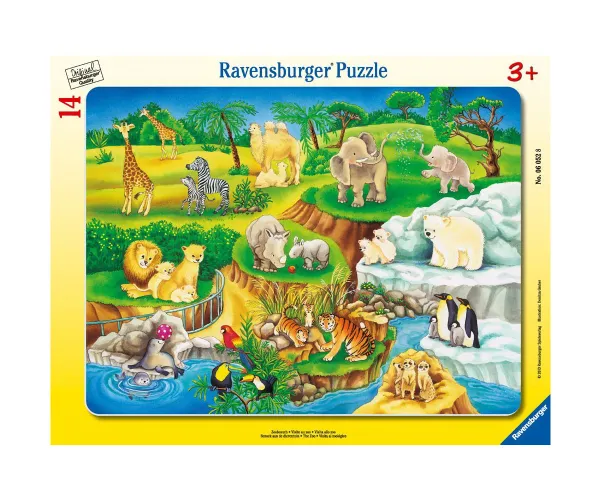 Пъзел Ravensburger Зоопарк, 8-17 части