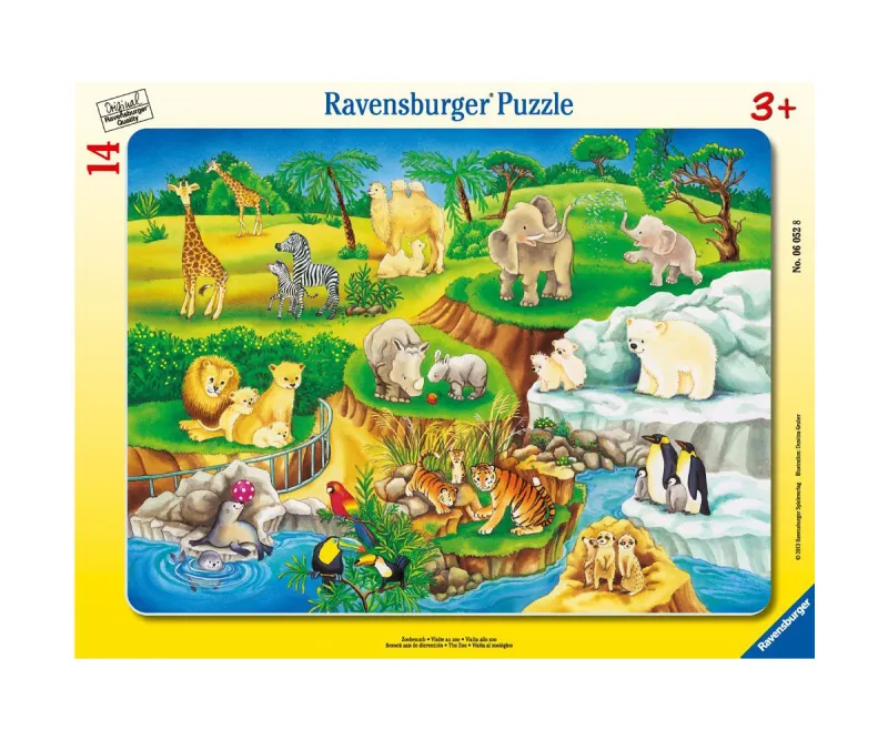 Пъзел Ravensburger Зоопарк, 8-17 части