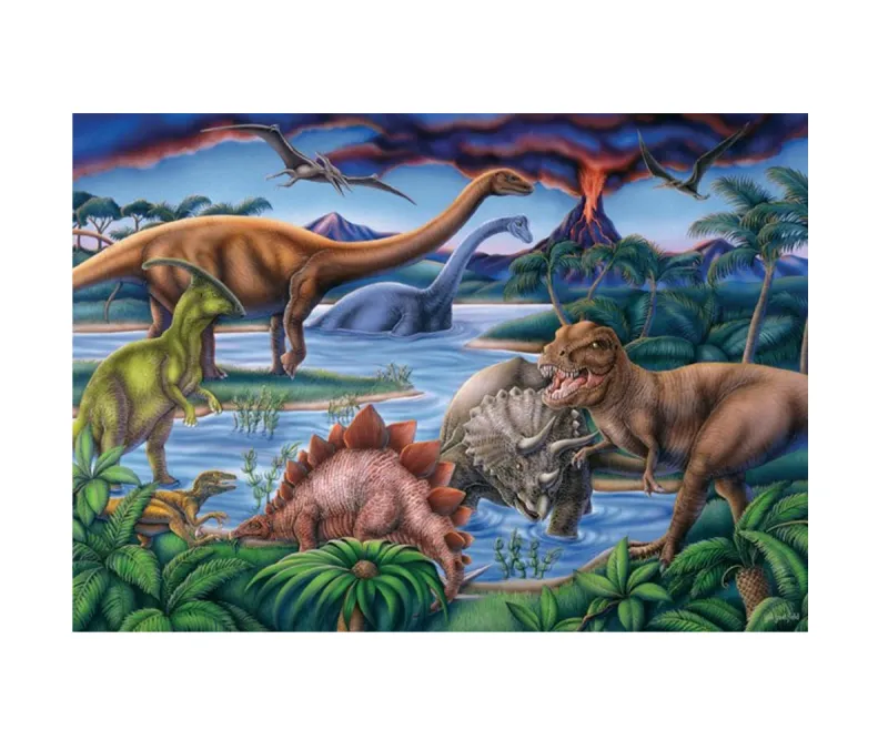 Пъзел Ravensburger Динозаврите си играят, 35 части