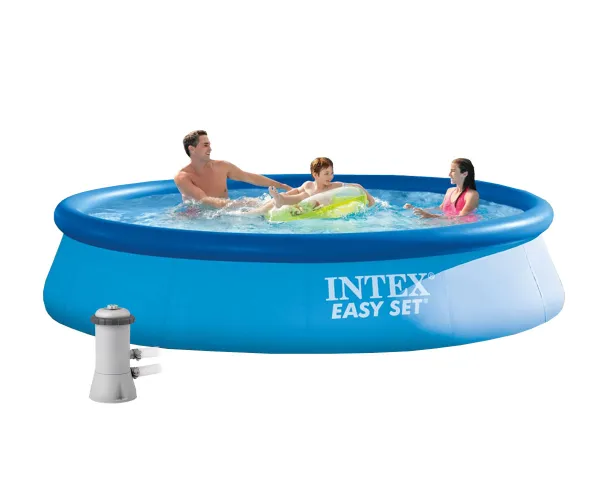 Надуваем басейн Intex Easy Set 366х76 см с филтърна помпа