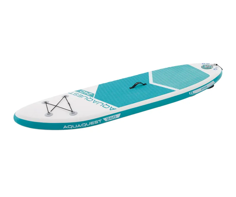 Надуваем SUP борд Intex Aqua Quest 240 Youth, 244x76 см