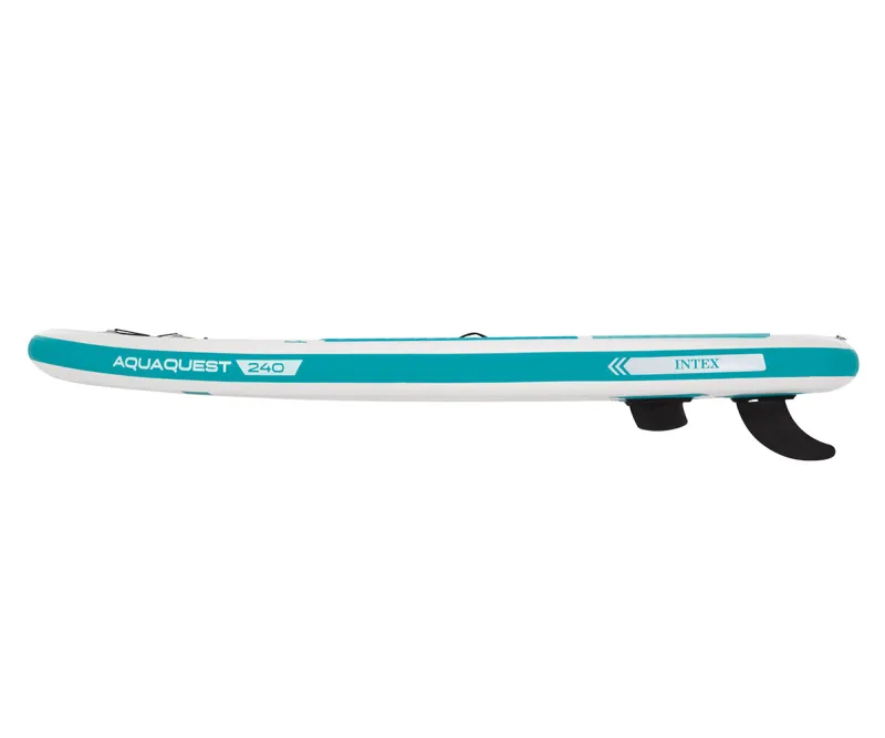 Надуваем SUP борд Intex Aqua Quest 240 Youth, 244x76 см