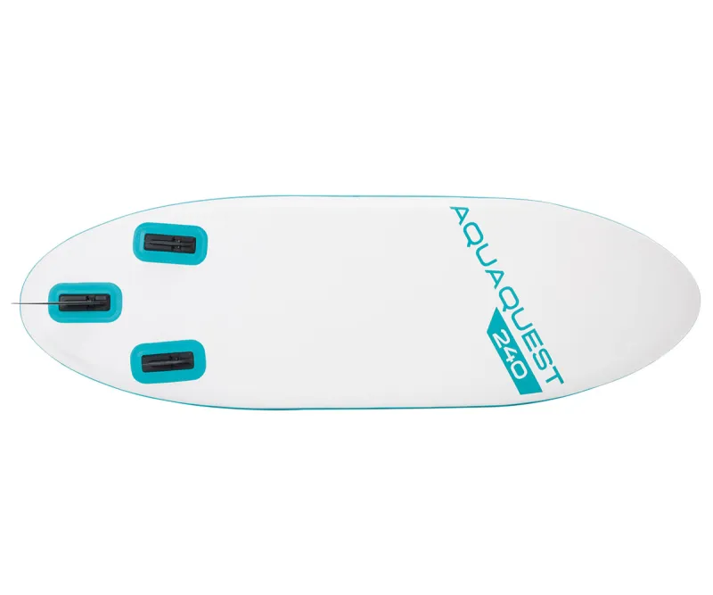 Надуваем SUP борд Intex Aqua Quest 240 Youth, 244x76 см