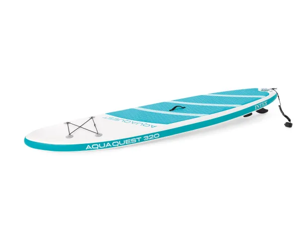Надуваем SUP борд Intex Aqua Quest 320 с гребло, 302x81 см