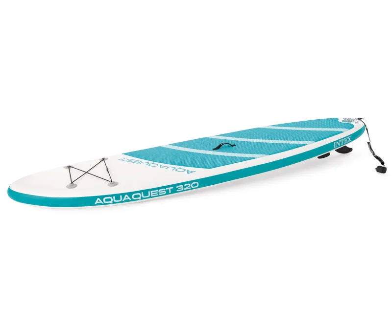 Надуваем SUP борд Intex Aqua Quest 320 с гребло, 302x81 см