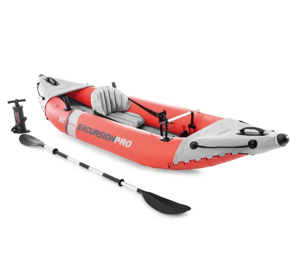 Надуваем каяк Intex Excursion Pro K1 за един, 305x91x46 см