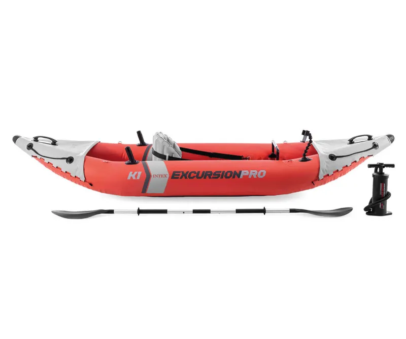 Надуваем каяк Intex Excursion Pro K1 за един, 305x91x46 см