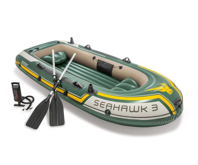Надуваема лодка Intex Seahawk 3 комплект 68380, 295x137 см