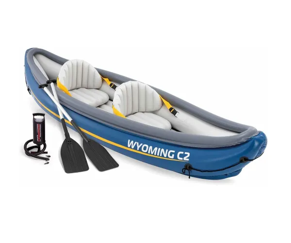 Надуваемо кану Intex Wyoming C2 за двама, 307x89x53 см