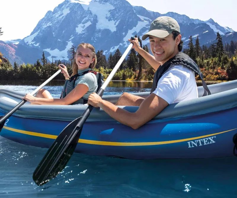 Надуваемо кану Intex Wyoming C2 за двама, 307x89x53 см