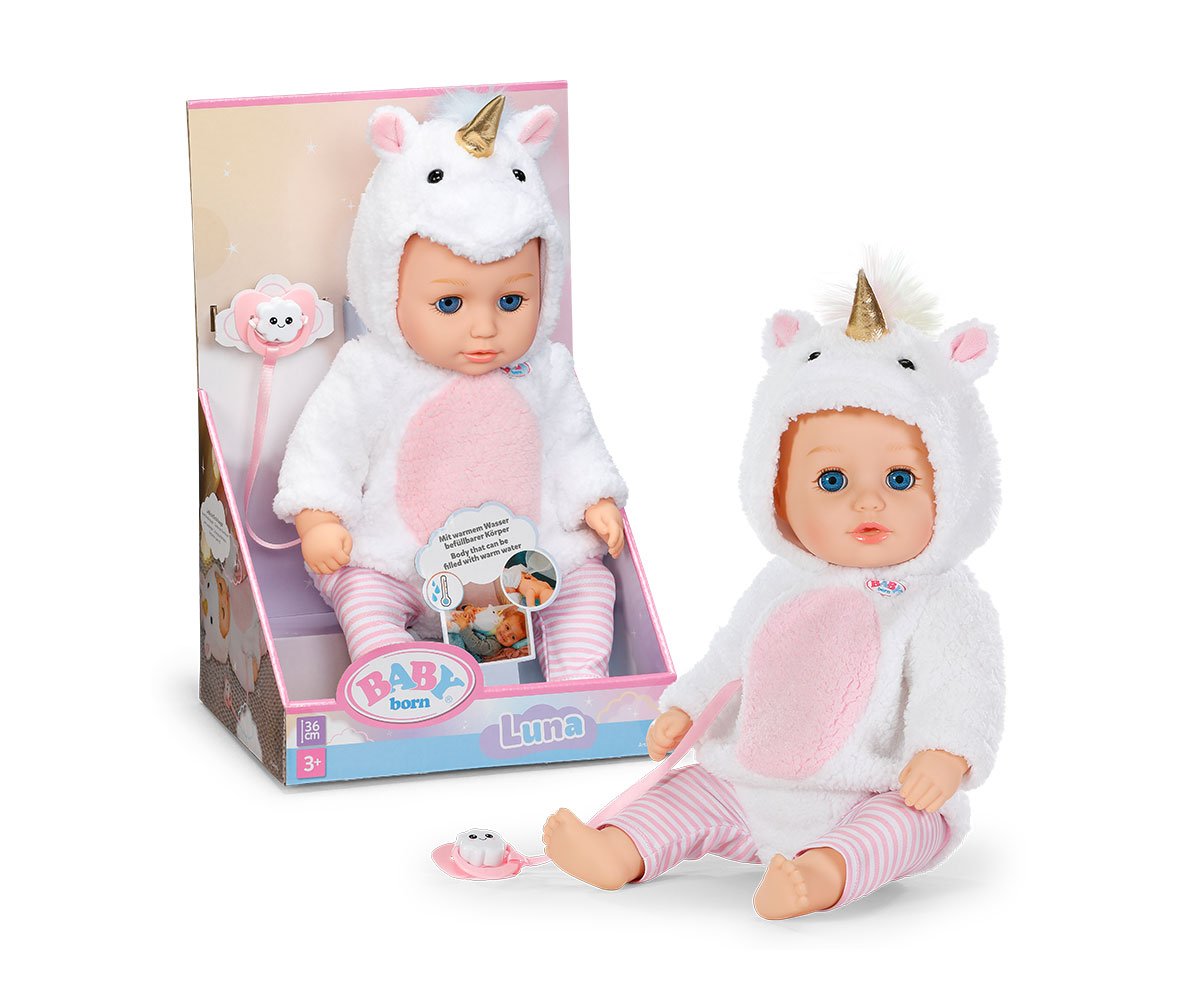 Дрешки Dolly Moda за кукла 36 см, розов комплект с коте