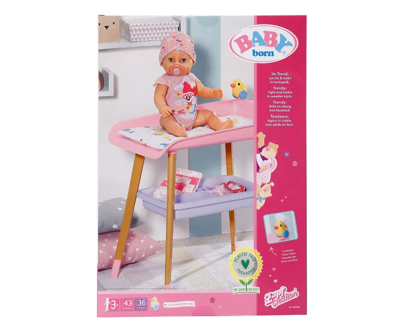 Маса за преповиване за кукла Baby Born