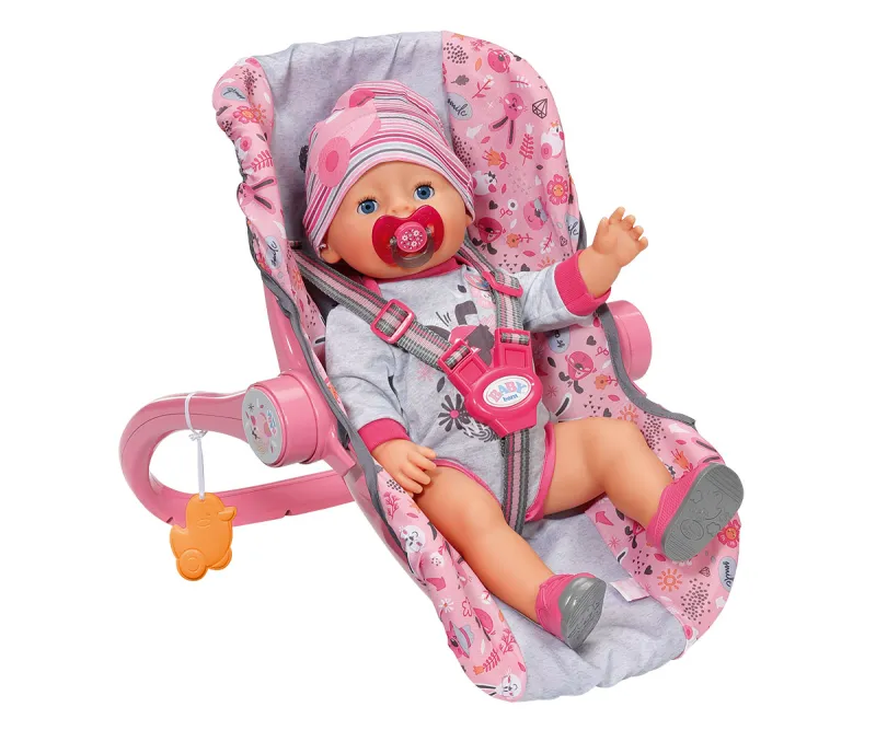 Седалка с висяща играчка за кукла Baby Born