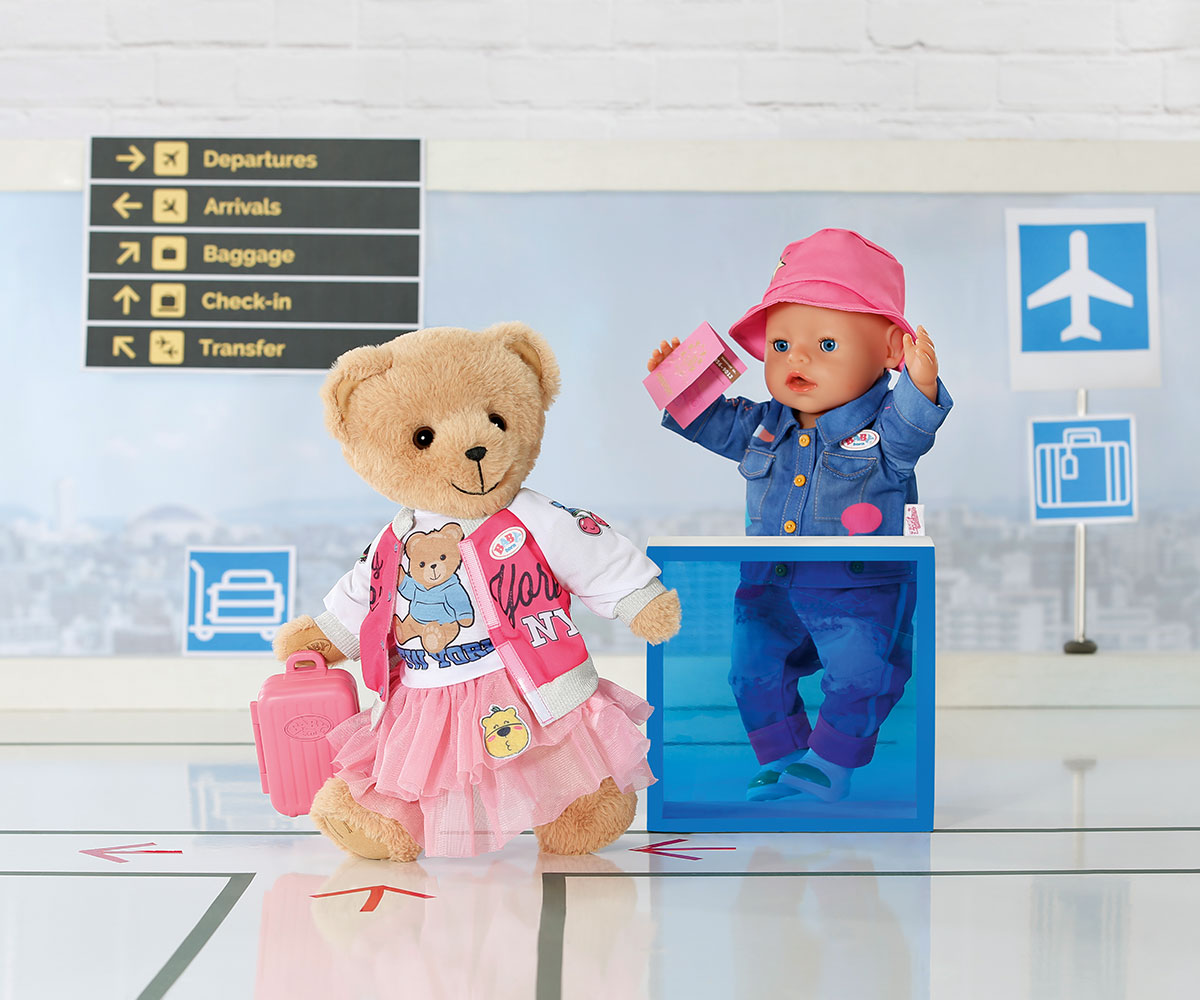 Комплект за пътуване Baby Born Deluxe за кукла 43 см
