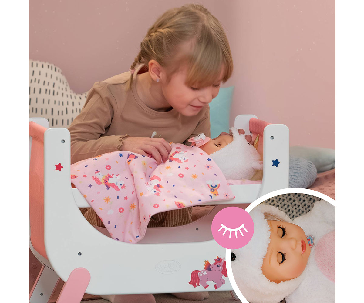 Кукла Baby Born Luna с костюм на еднорог, 36 см