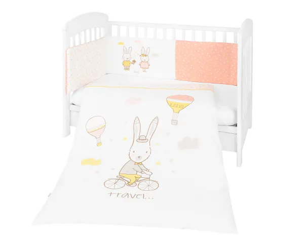 Бебешки спален комплект 2 части EU style 70/140 Rabbits in Love