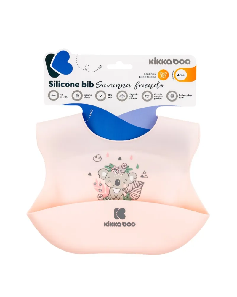 Лигавник силиконов Savanna Friends Pink