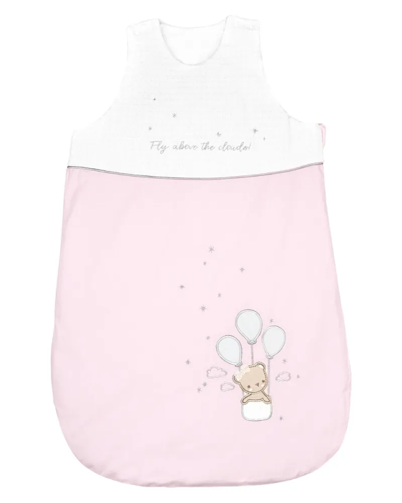 Зимен спален чувал с бродерия 0-6 месеца Dream Big Pink