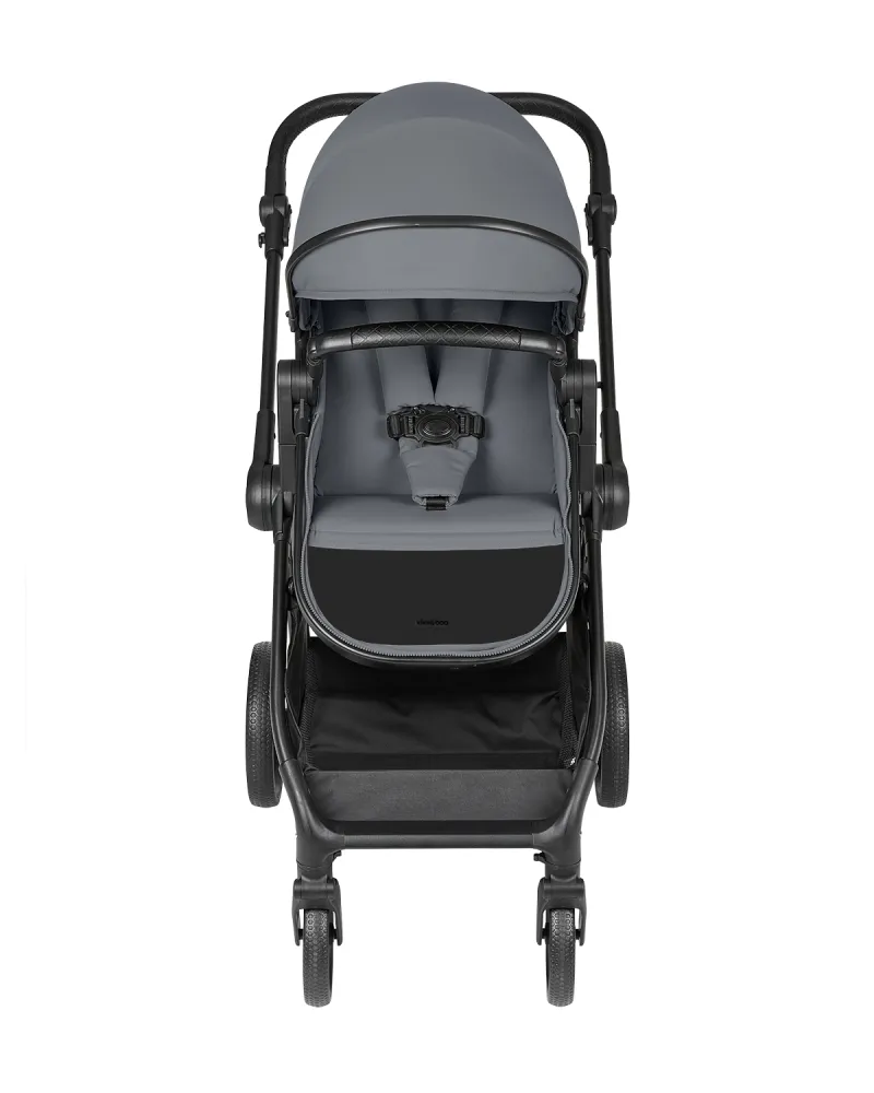 Комбинирана количка 3в1 трансф. седалка Eloe Dark Grey