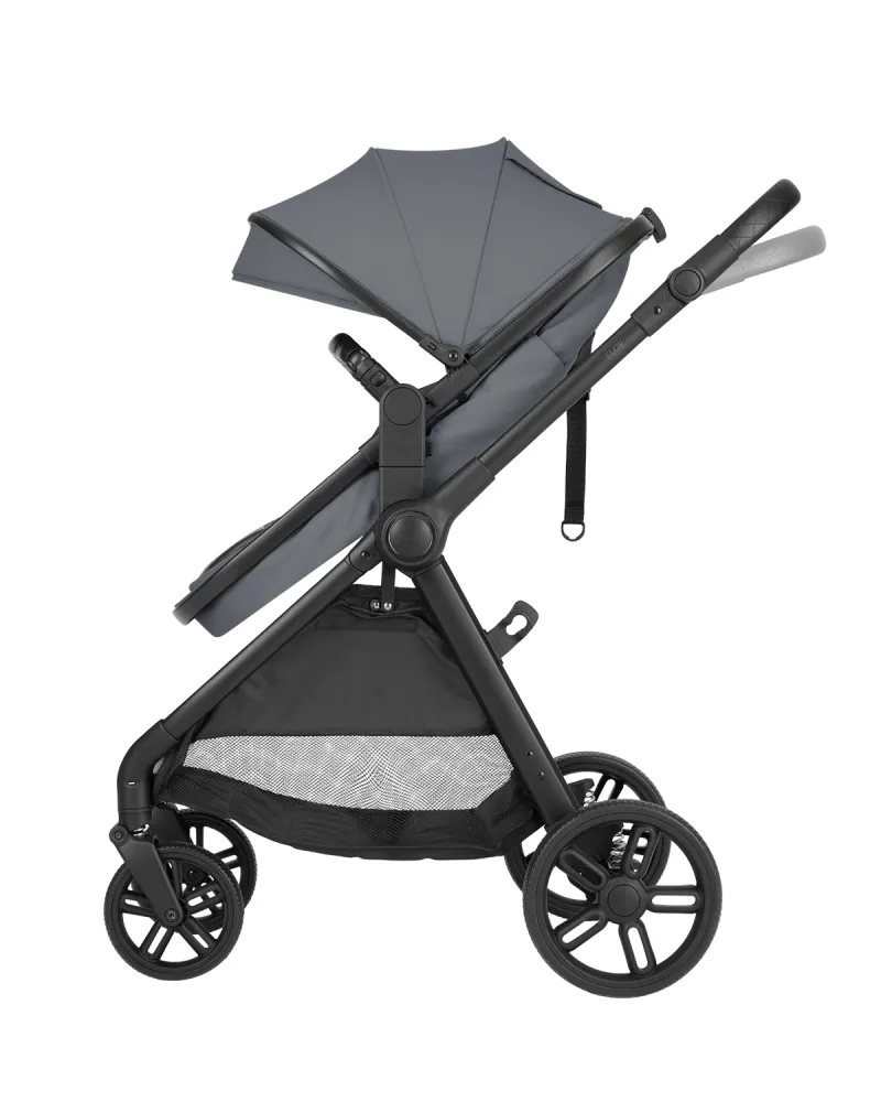 Комбинирана количка 3в1 трансф. седалка Eloe Dark Grey