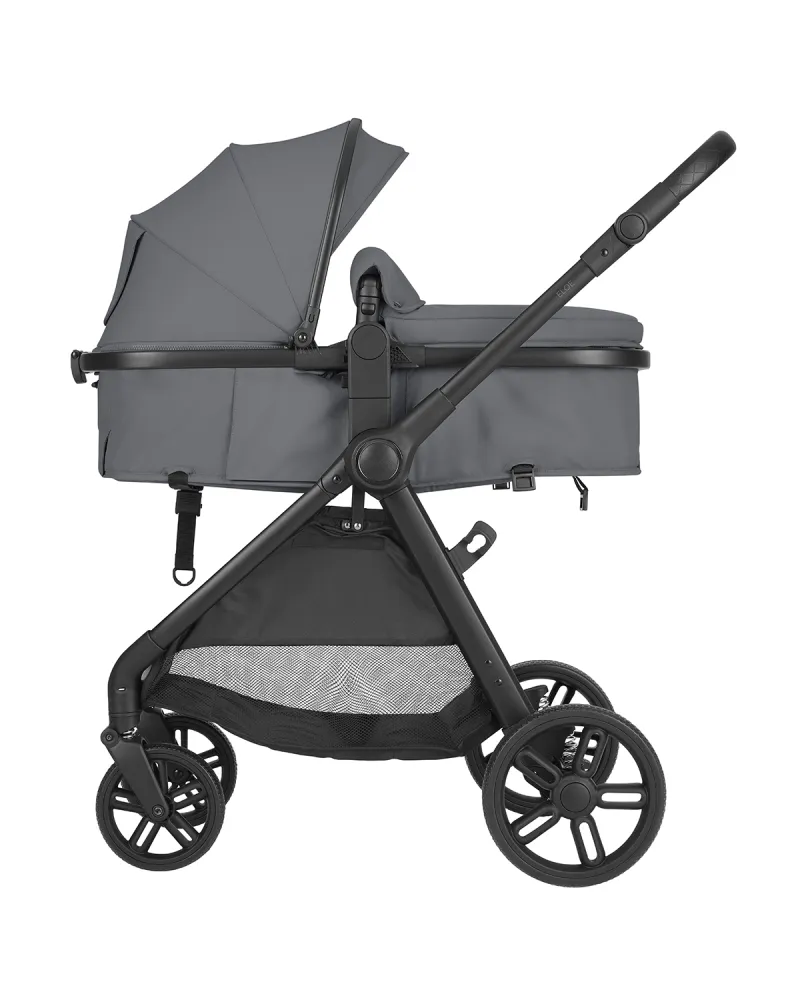 Комбинирана количка 3в1 трансф. седалка Eloe Dark Grey