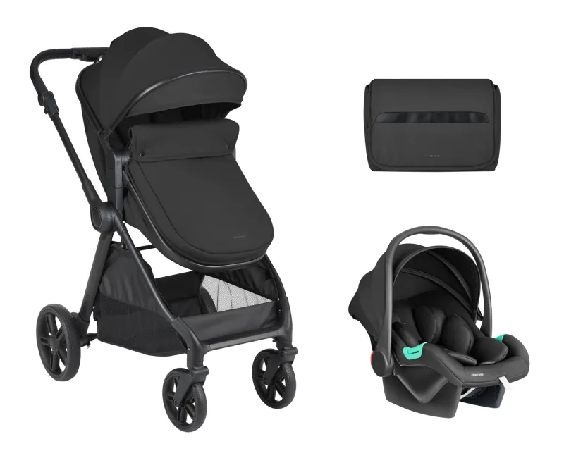 Комбинирана количка 3в1 трансф. седалка Eloe Black