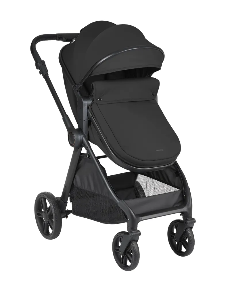 Комбинирана количка 3в1 трансф. седалка Eloe Black