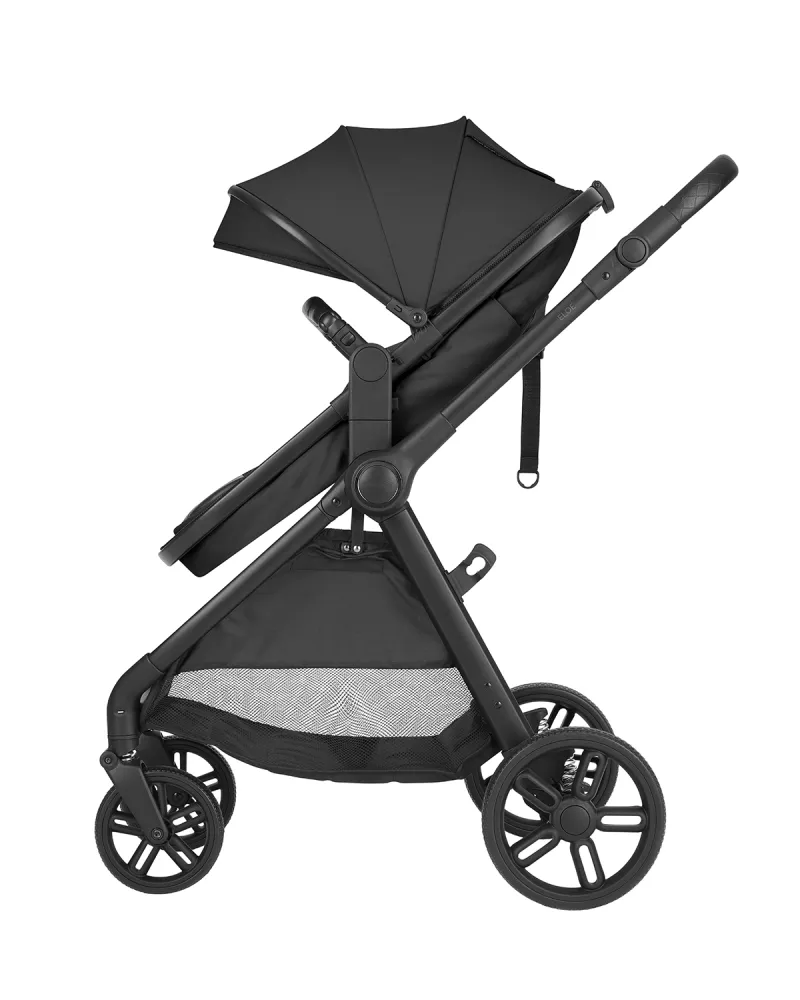 Комбинирана количка 3в1 трансф. седалка Eloe Black