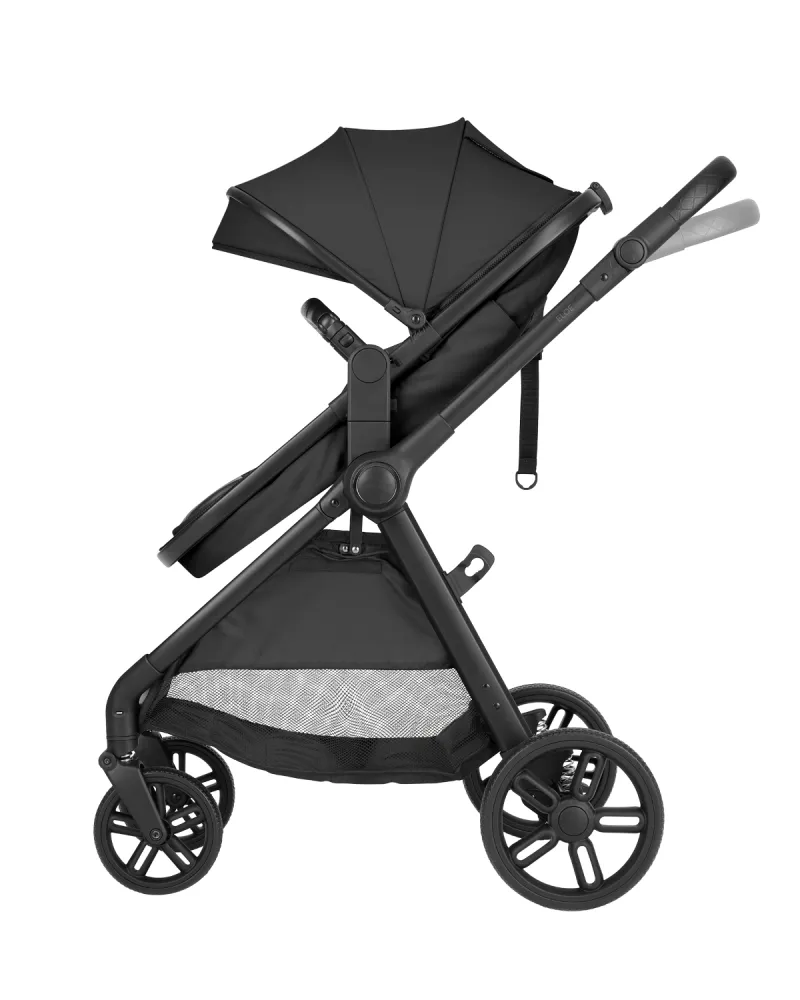 Комбинирана количка 3в1 трансф. седалка Eloe Black