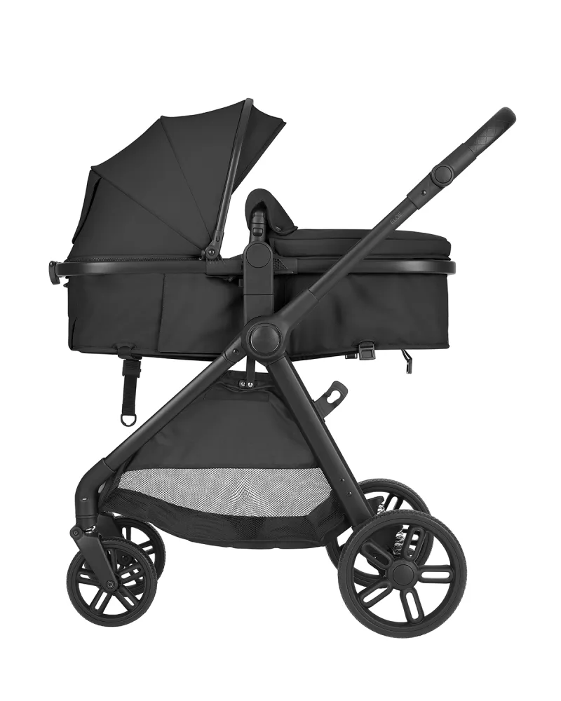Комбинирана количка 3в1 трансф. седалка Eloe Black