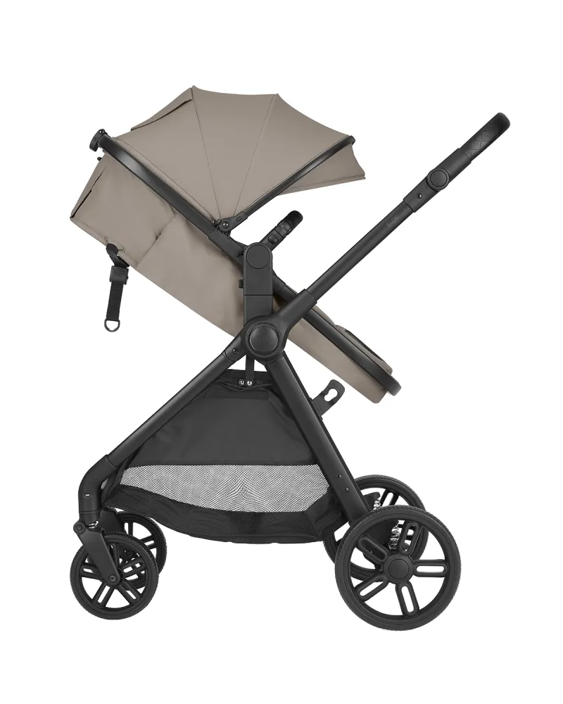 Комбинирана количка 3в1 трансф. седалка Eloe Dark Beige