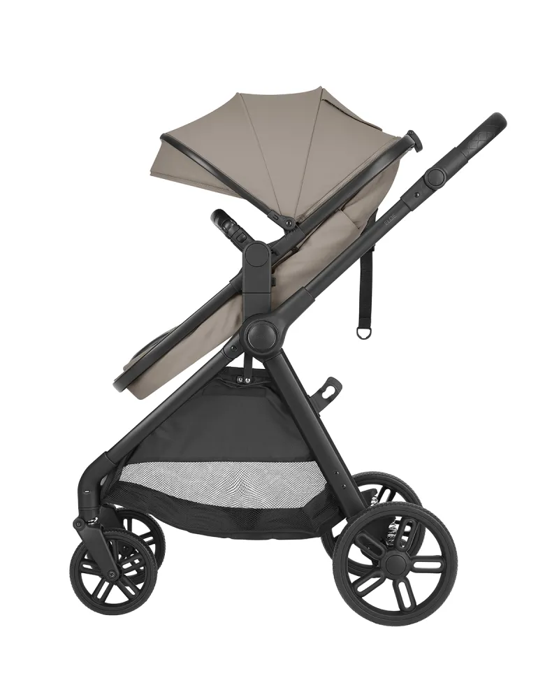 Комбинирана количка 3в1 трансф. седалка Eloe Dark Beige