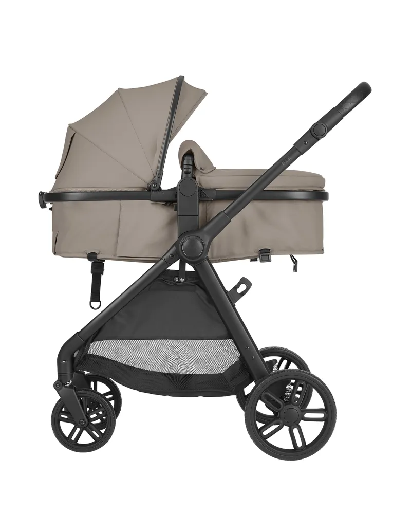Комбинирана количка 3в1 трансф. седалка Eloe Dark Beige