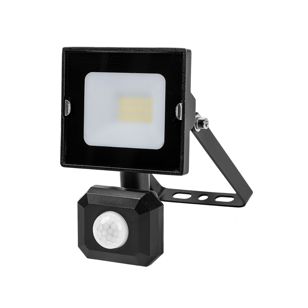 LED SLIM прожектор с датчик за движение 10W, 4000K, 220-240V AC, IP44