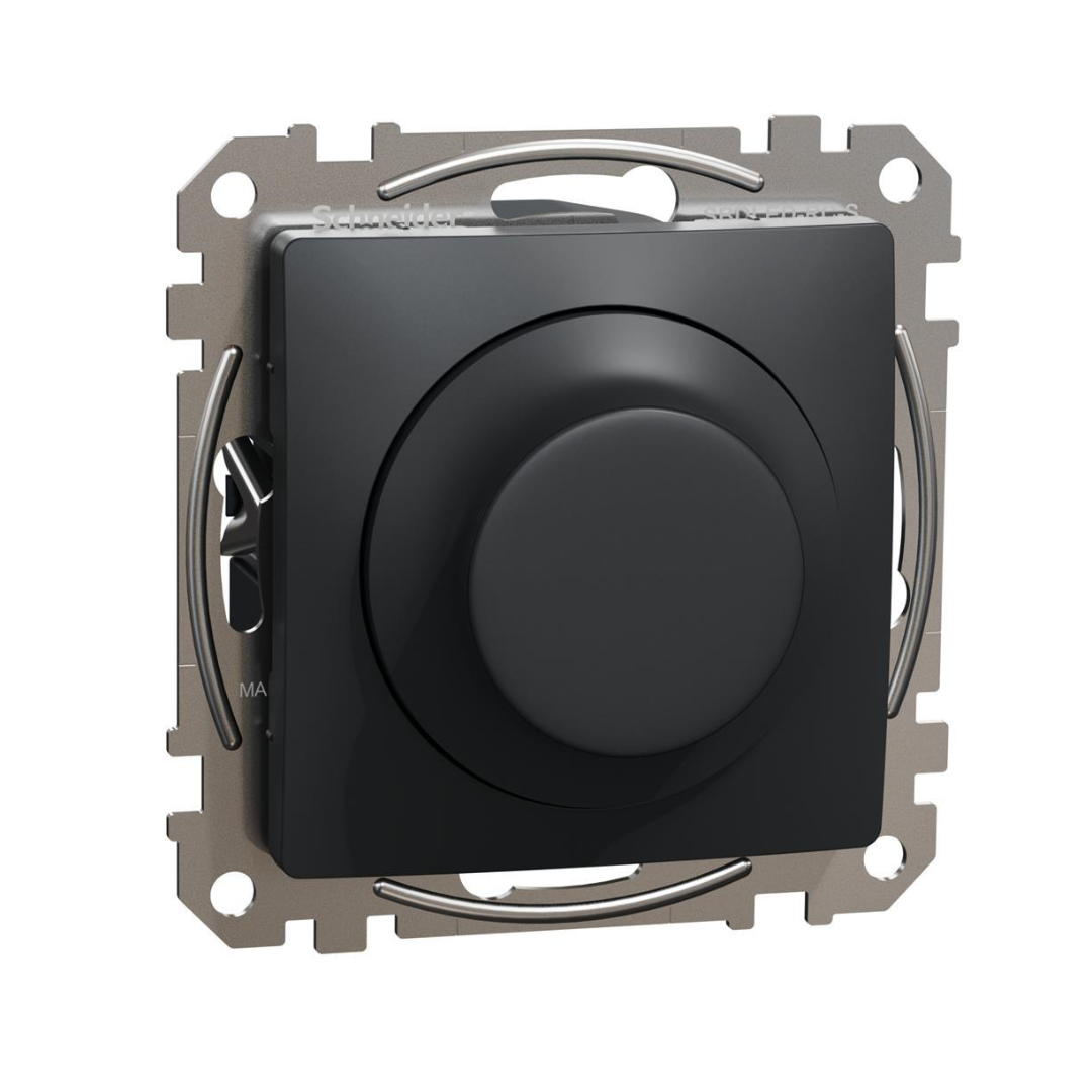 Димер ротативен R=3-370W LED=3-200VA цвят Антрацит Sedna SE