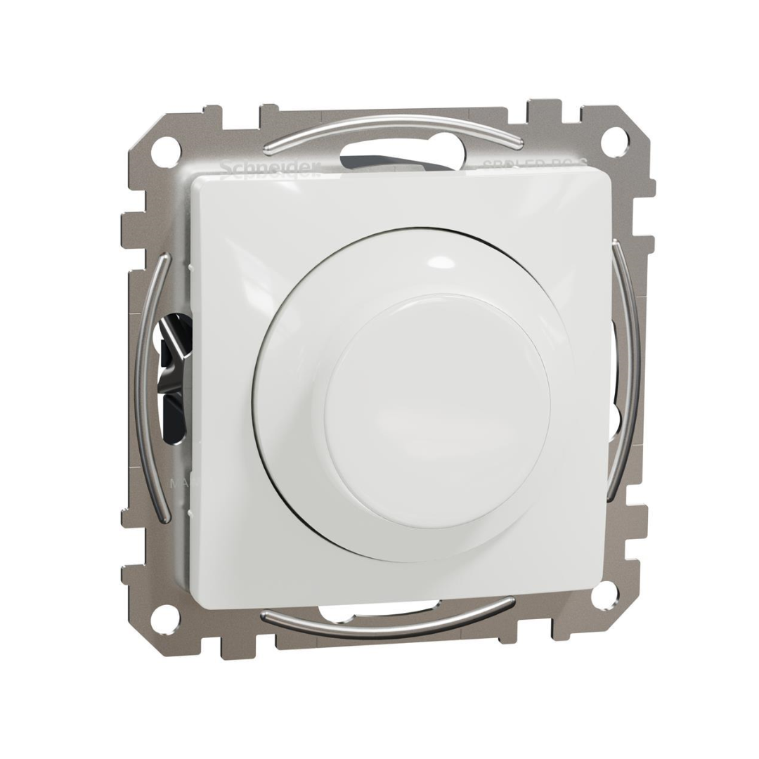 Димер ротативен R=3-370W LED=3-200VA цвят Бял Sedna SE