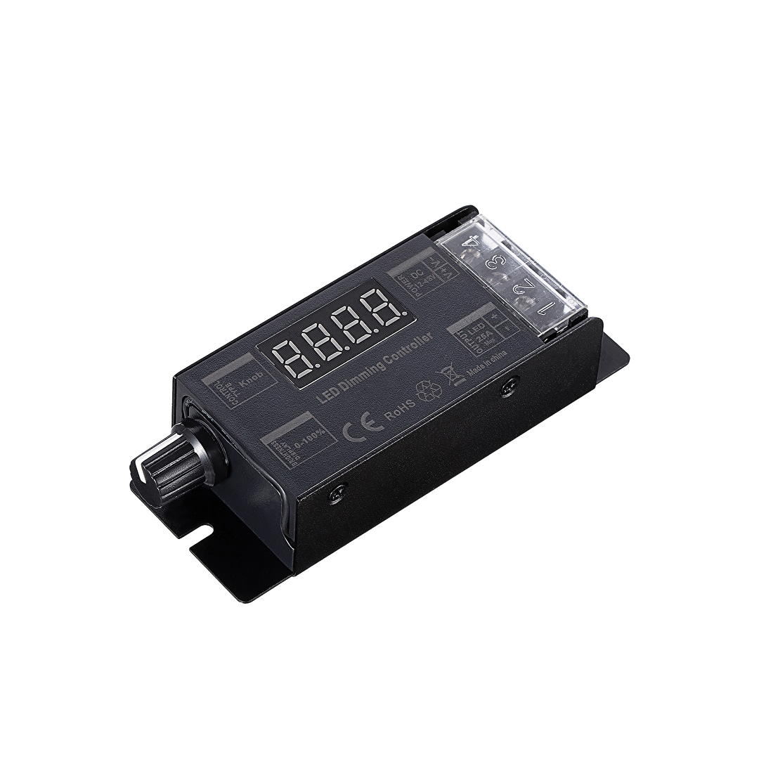 Smart 2.4G RF димер за едноцветно LED осветление max 25А, max 300W (12V), 12-48V DC