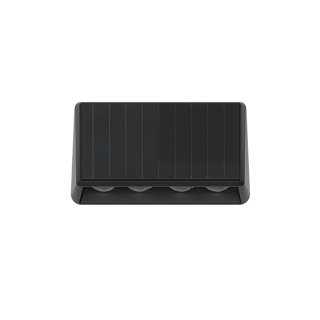 Соларно LED осветителено тяло за стена CCT+RGB, 60°, IP65