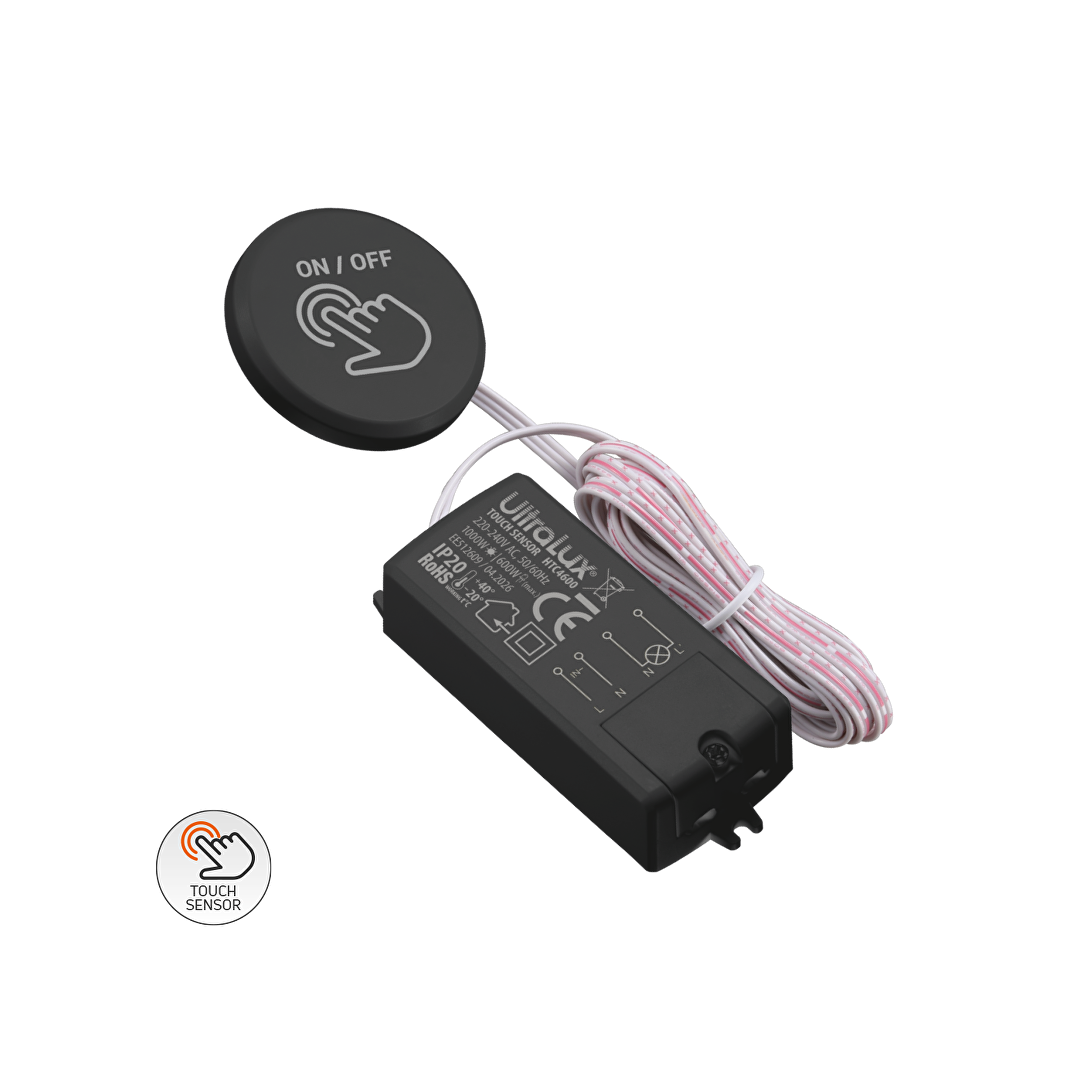 TOUCH сензор за скрит монтаж с ON/OFF функция, 1200W/ 600W, IP20