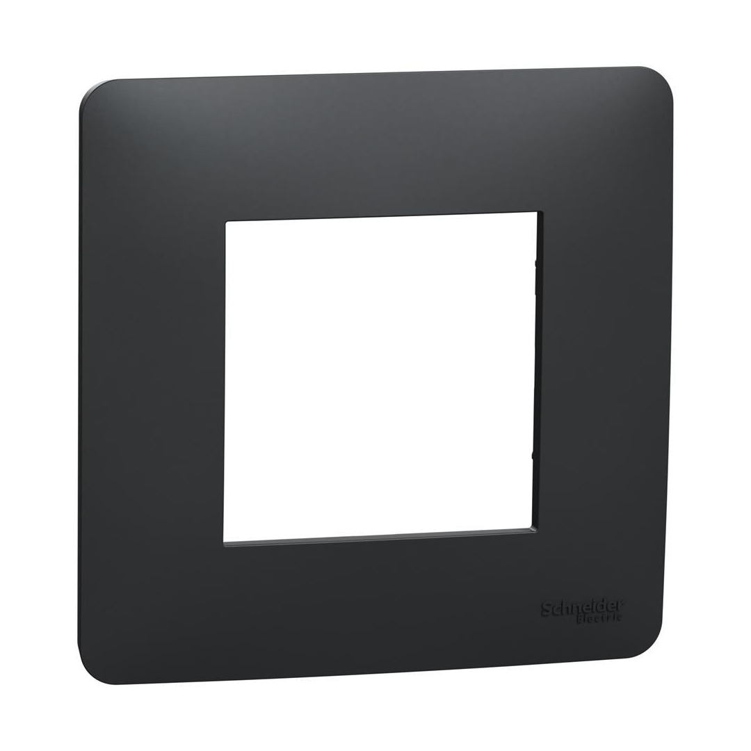 Лицева рамка 1х цвят Антрацит Unica Studio SE