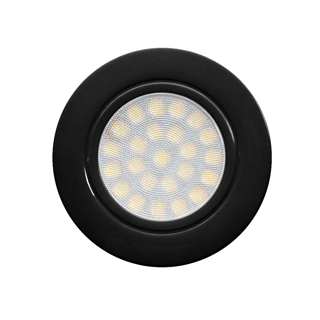 Мини LED луна за вграждане 4W, 4200K, 220-240V AC, IP44, черна