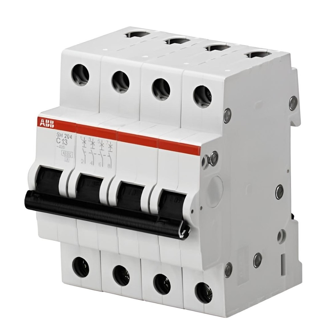 Автоматичен прекъсвач SH204 4P 32A крива C 6kA ABB