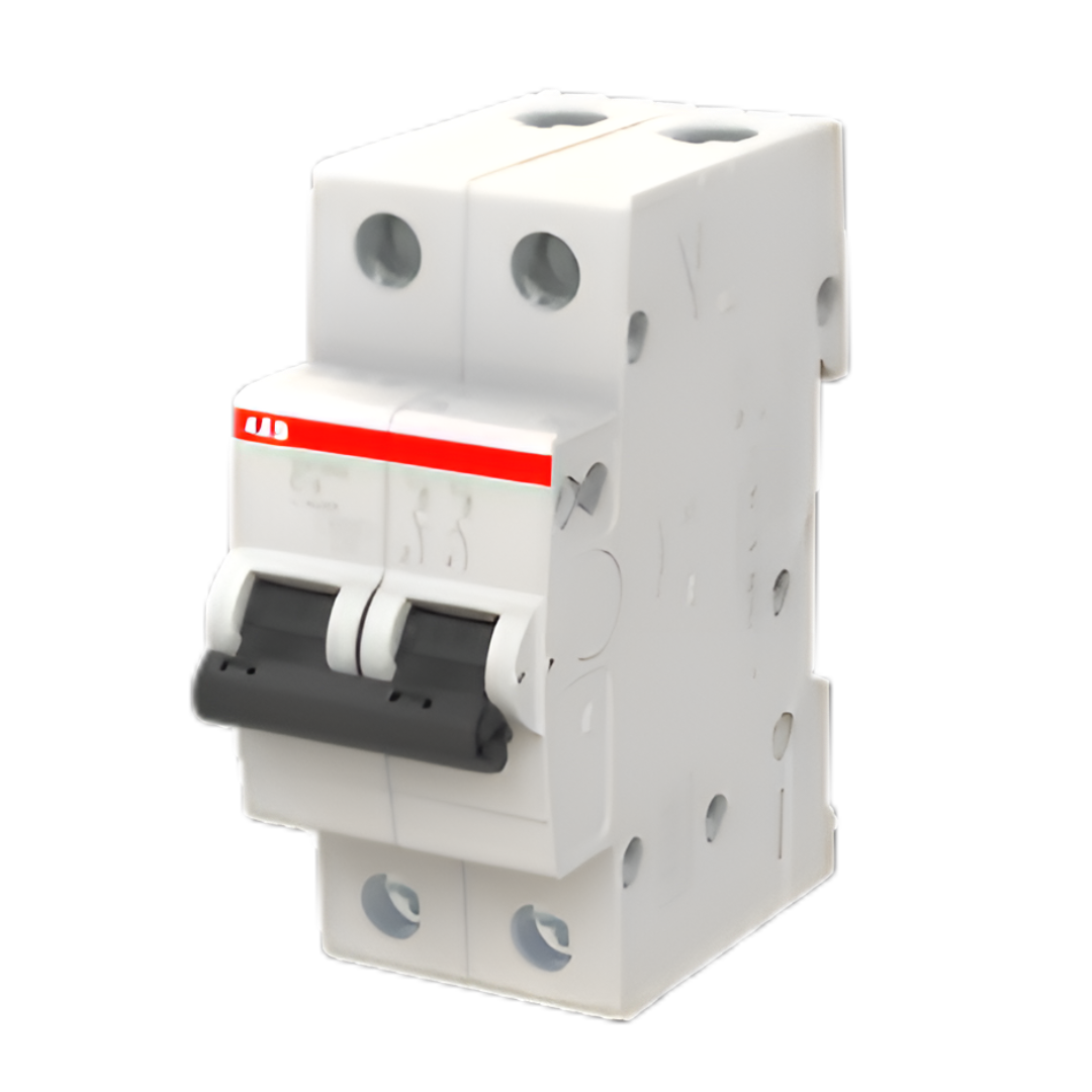 Автоматичен прекъсвач SH202 2P 16A крива С 6kA ABB