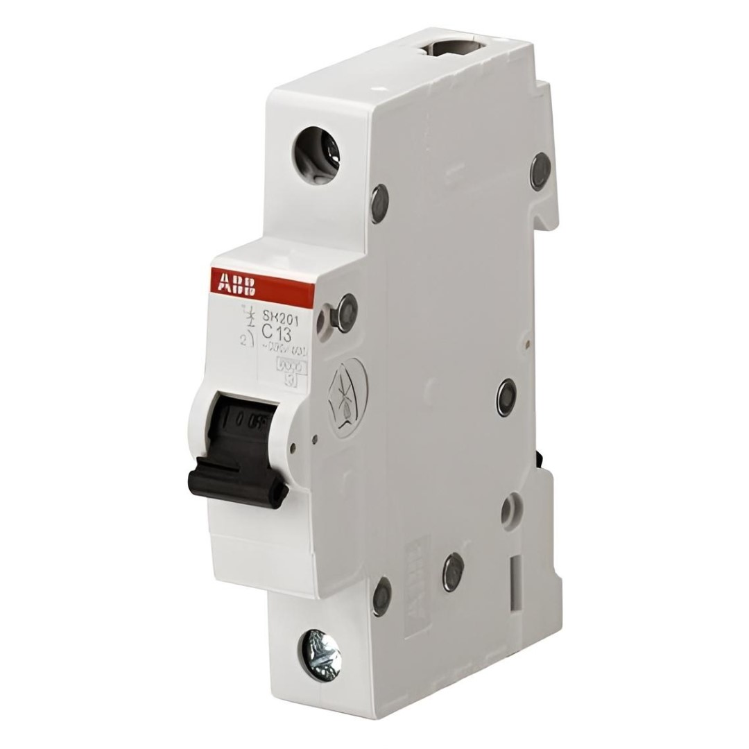 Автоматичен прекъсвач SH201 1P 6A крива С 6kA ABB