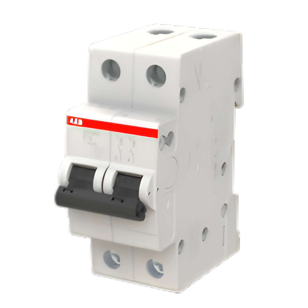 Автоматичен прекъсвач SH202 2P 63A крива С 6kA ABB