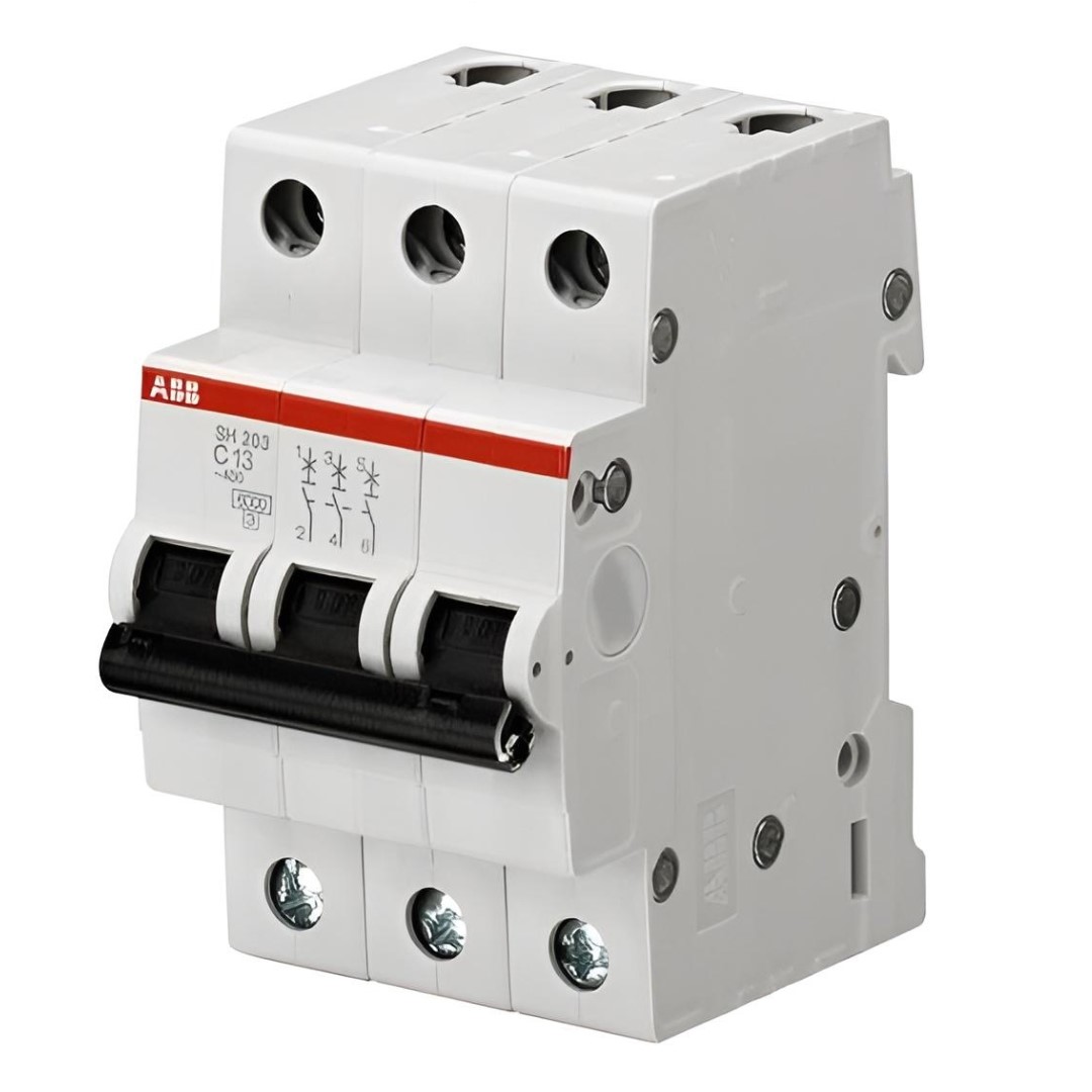 Автоматичен прекъсвач SH203 3P 25A крива С 6kA ABB